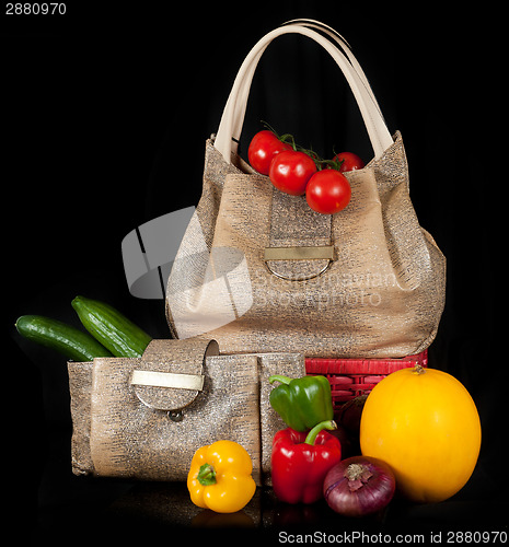 Image of bag with vegetables