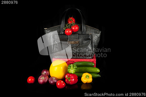 Image of bag with vegetables