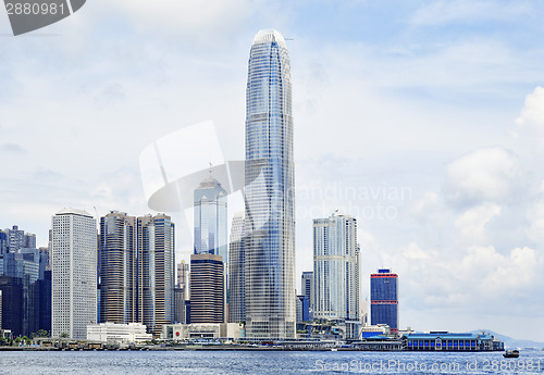 Image of Modern Buildings in Hong Kong