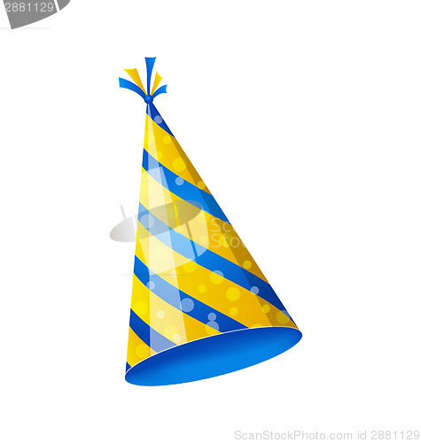 Image of Birthday hat isolated on white background