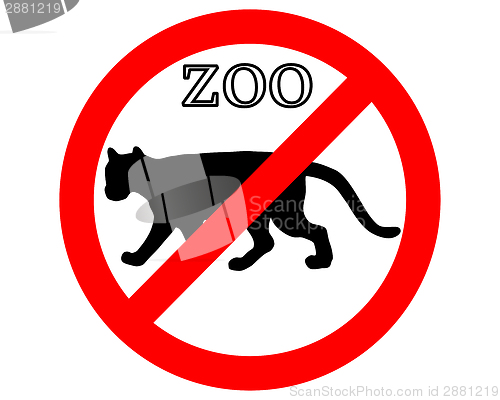 Image of Puma in zoo prohibited