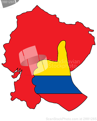 Image of Ecuador hand signal