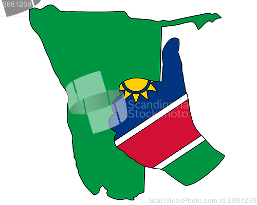 Image of Namibia hand signal