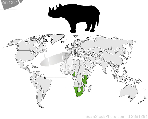 Image of Rhinoceros range