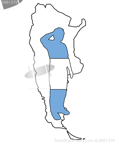 Image of Argentinian salute