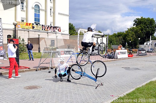 Image of Timur Ibragimov and Mikhail Sukhanov's performance, champions of