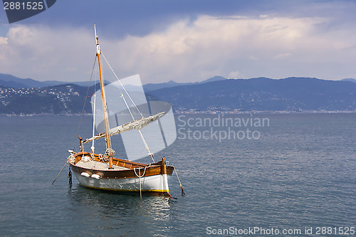 Image of Old wooden sail ship