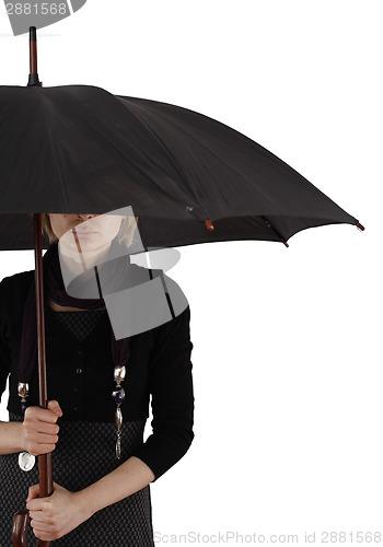 Image of Woman with umbrella