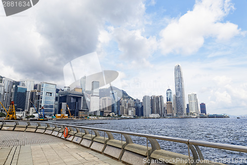 Image of Modern Buildings in Hong Kong finance district