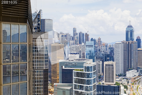 Image of Modern Buildings in Hong Kong finance district