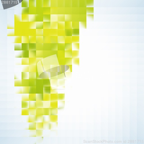 Image of Green square abstract background. EPS 10