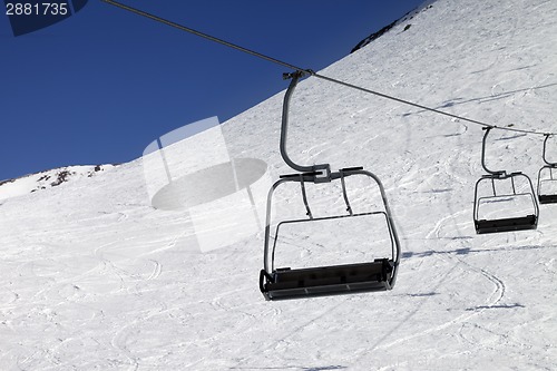 Image of Chair-lift at ski resort