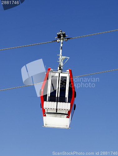 Image of Gondola lift and blue sky