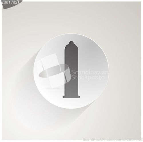 Image of Vector icon for condom