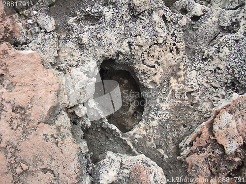 Image of abstract rough stone structure