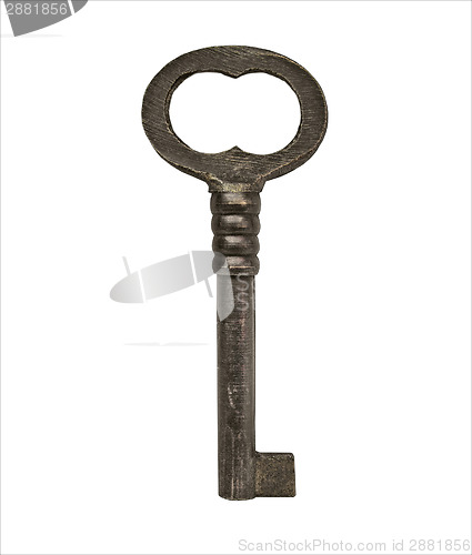 Image of vintage cabinet lock key