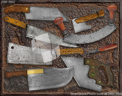Image of vintage kitchen utensils collage