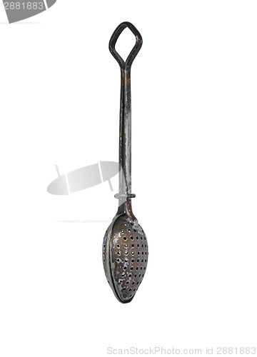 Image of vintage tea infuser spoon