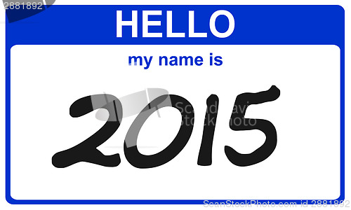 Image of hello my name is 2015