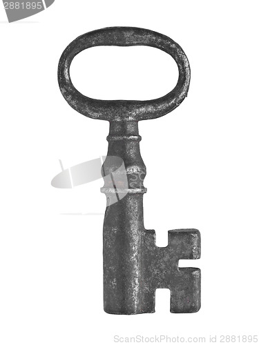 Image of vintage cabinet lock key