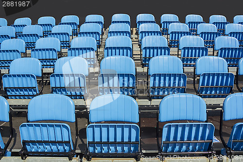 Image of Blue Stadium Seats