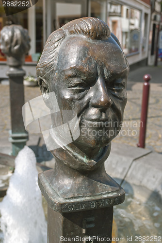 Image of Willy Brandt Statue in Unkel