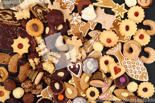 Image of christmas desserts and cookies from czech republic 