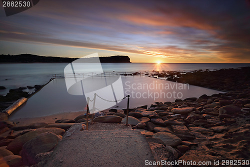 Image of Macmasters Beach sunrise