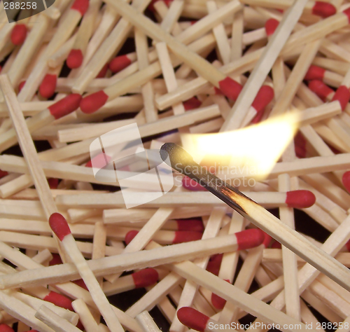 Image of Burning Match