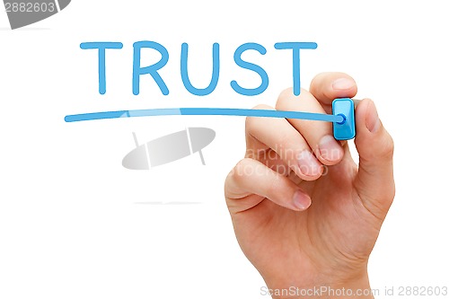 Image of Trust Blue Marker