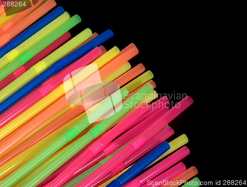 Image of Colorful Straws