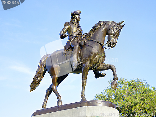 Image of George Washington Statue, Boston