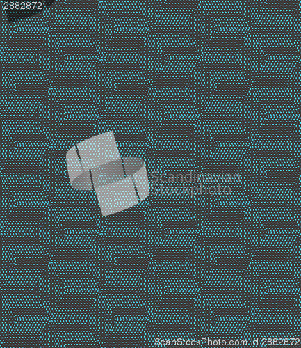 Image of Blue cube texture on black seamless pattern