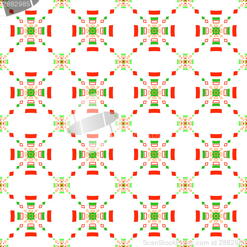 Image of Red and green rectangle gropes flat seamless