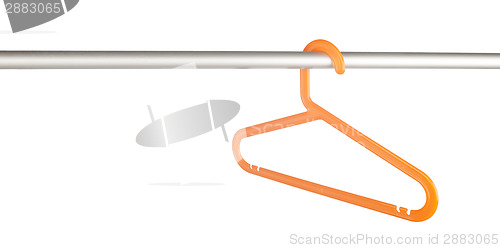 Image of Clothes hanger on rack