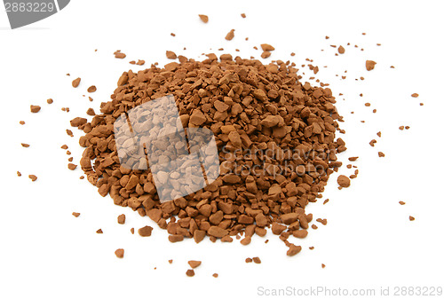 Image of Heap of instant coffee granules