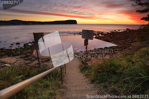 Image of Beach path to Tidal Baths at Macmasters Beach