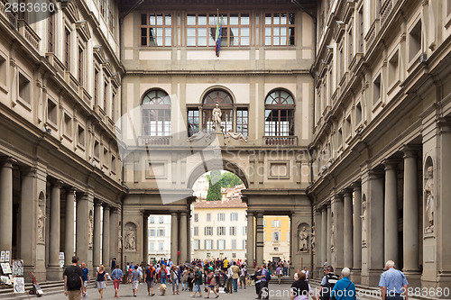 Image of Uffizi Gallery, Florence, Italy.