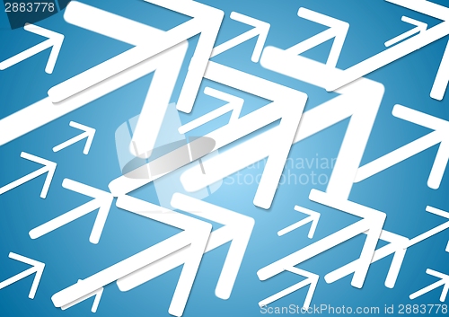 Image of Big arrows vector background