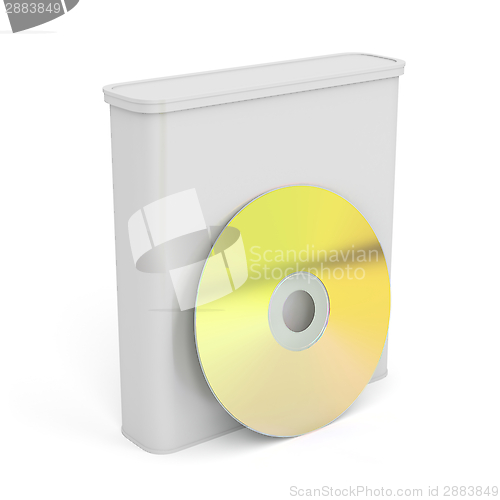 Image of Plastic box and disc