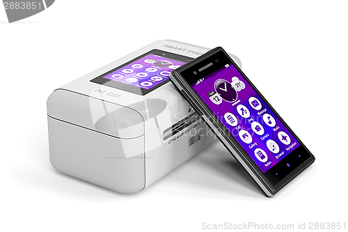 Image of Smartphone with touchscreen