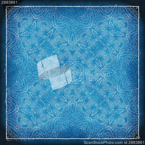 Image of Blue background with white pattern