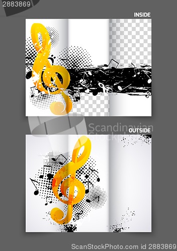 Image of Music tri fold brochure