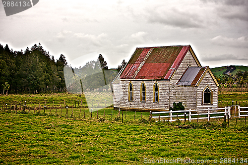 Image of Wooden Church in the Valley