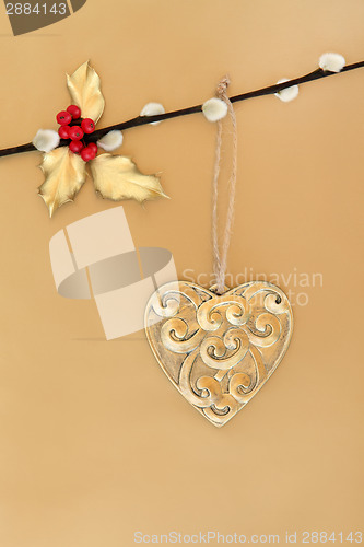 Image of Gold Heart Bauble