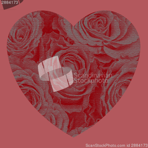 Image of Rose heart