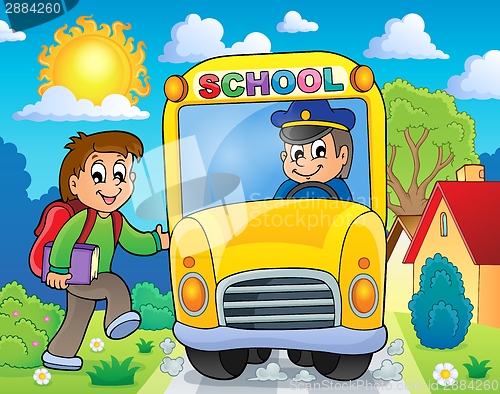 Image of Image with school bus theme 6