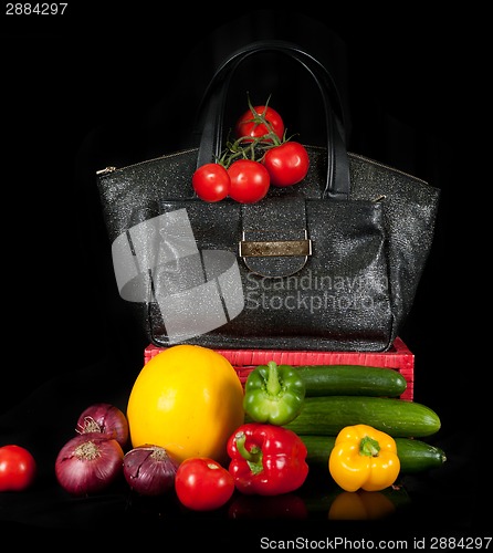Image of bag with vegetables