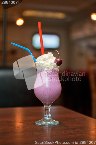 Image of Cherry milkshake