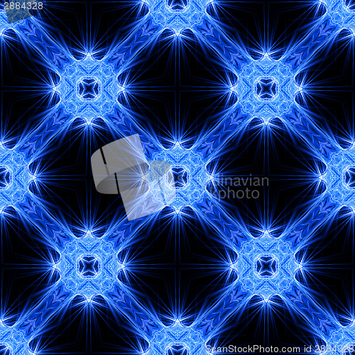 Image of Abstract seamless pattern of diagonal blue and white rays